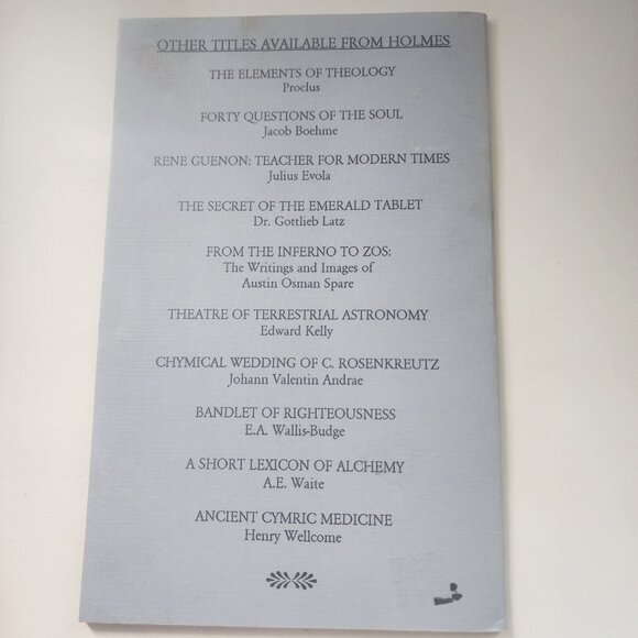 A HANDBOOK OF GEOMANCY by Aleister Crowley - Occult, Divination, Thelema - Picture 10 of 10